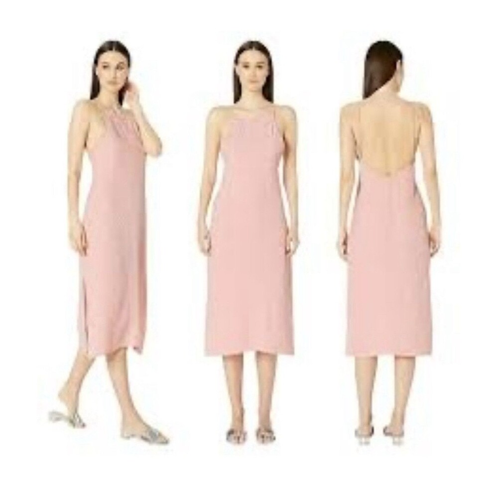 Onia Melanie Dress Floating Triangle Pink Coverup Tahiti Pink Size Large